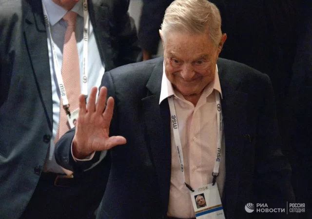 Soros tại hội nghị an ninh Munich. Ảnh: RIA Novosti/Alexey Vitvitsky